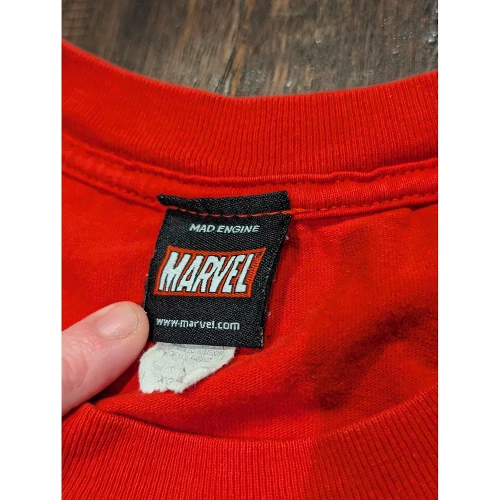 Marvel Secret Invasion Skrulls Iron Man Shirt Mens XL Red Mad Engine Graphic Tee - Picture 4 of 8